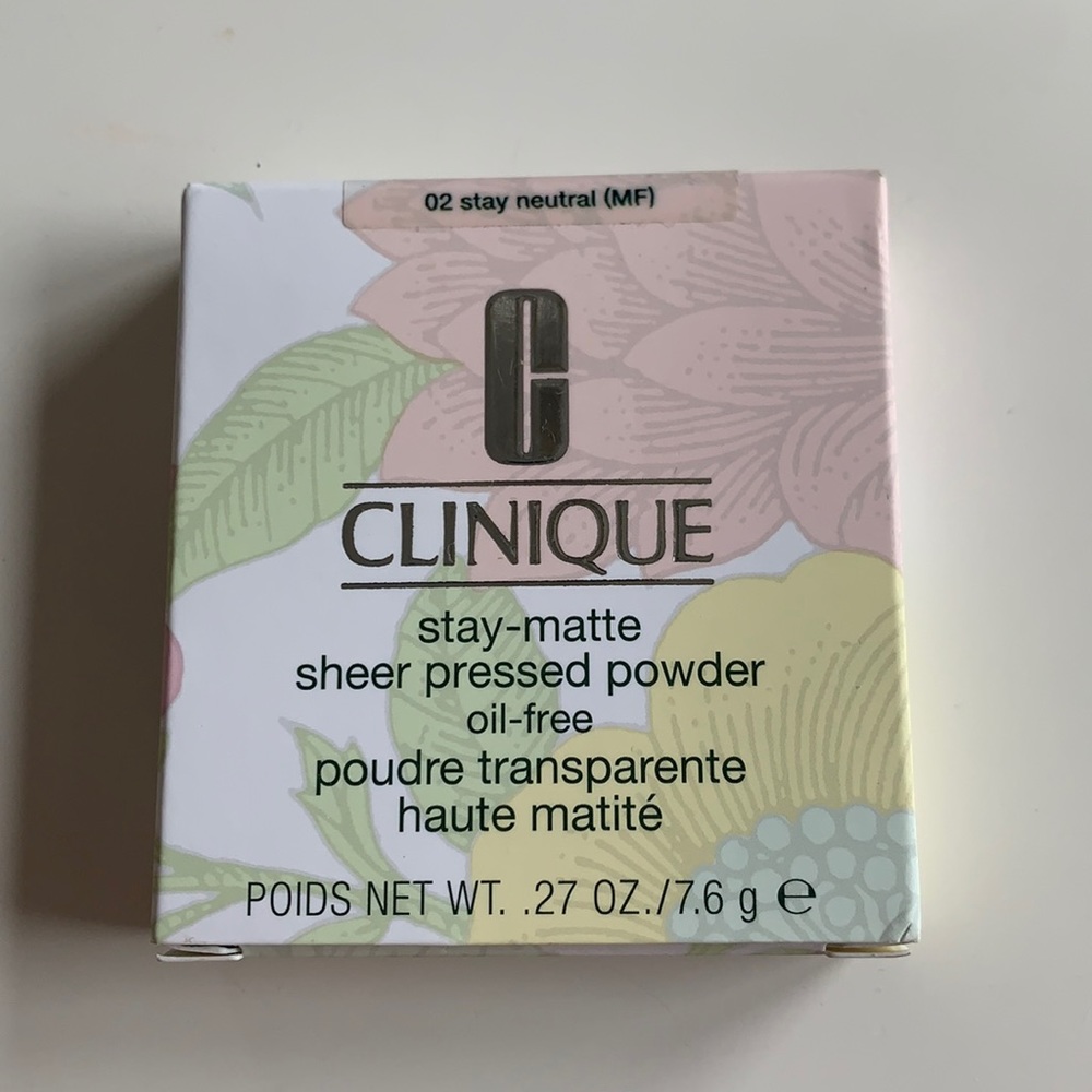 Clinique stay matte sheer pressed powder